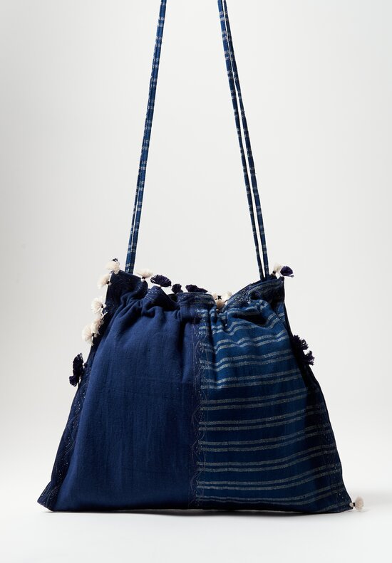 Injiri Organic Cotton Shopping Bag in Nila Blue	
