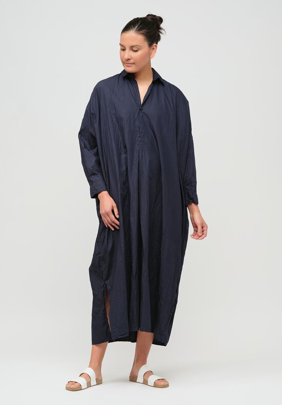Daniela Gregis Washed Cotton More Tunic in Navy Blue	