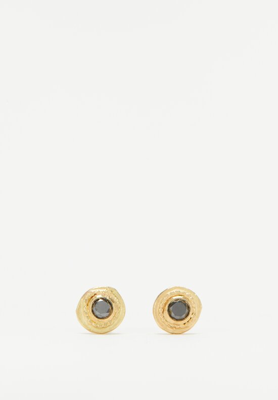 Tovi Farber 18k, Black Diamond Earrings	