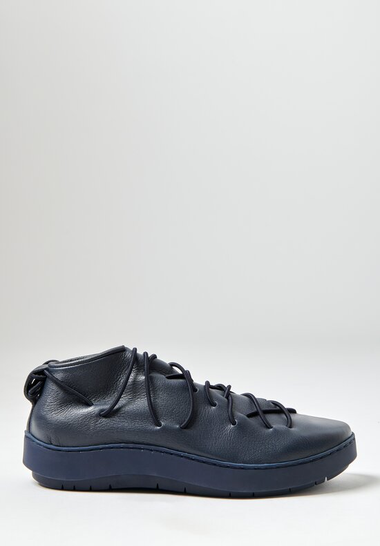 Trippen Pully Shoe in Navy Blue	