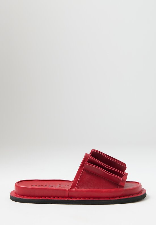Trippen Slate Sandal in Red