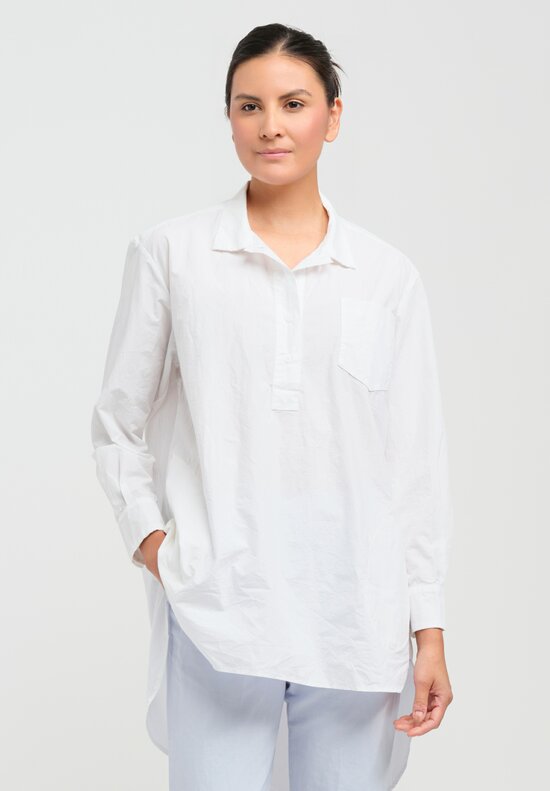 Bergfabel Cotton Tania Shirt in White	