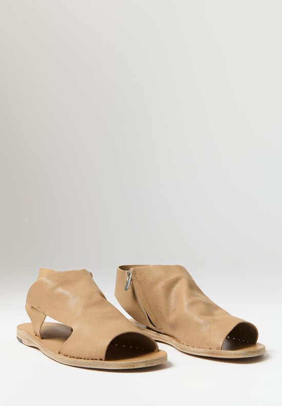 Officine Creative Leather Ignis Sandals in Taupe Natural	