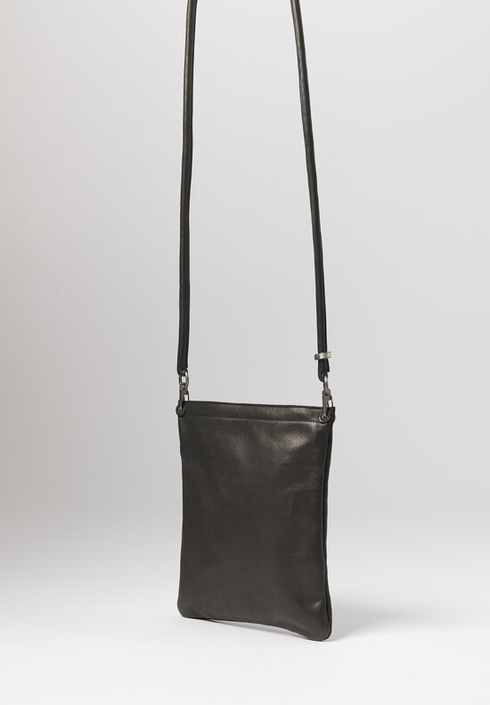 Christian Peau Soft Leather Shoulder Bag in Black	