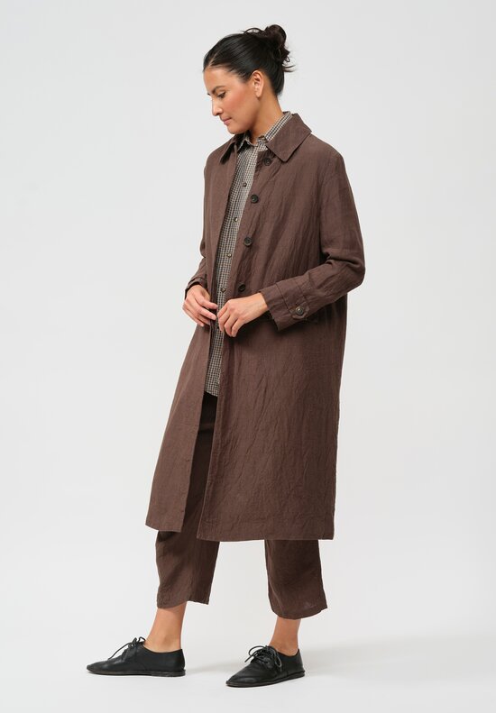 Forme d'Expression Woven Linen Everyone Coat	