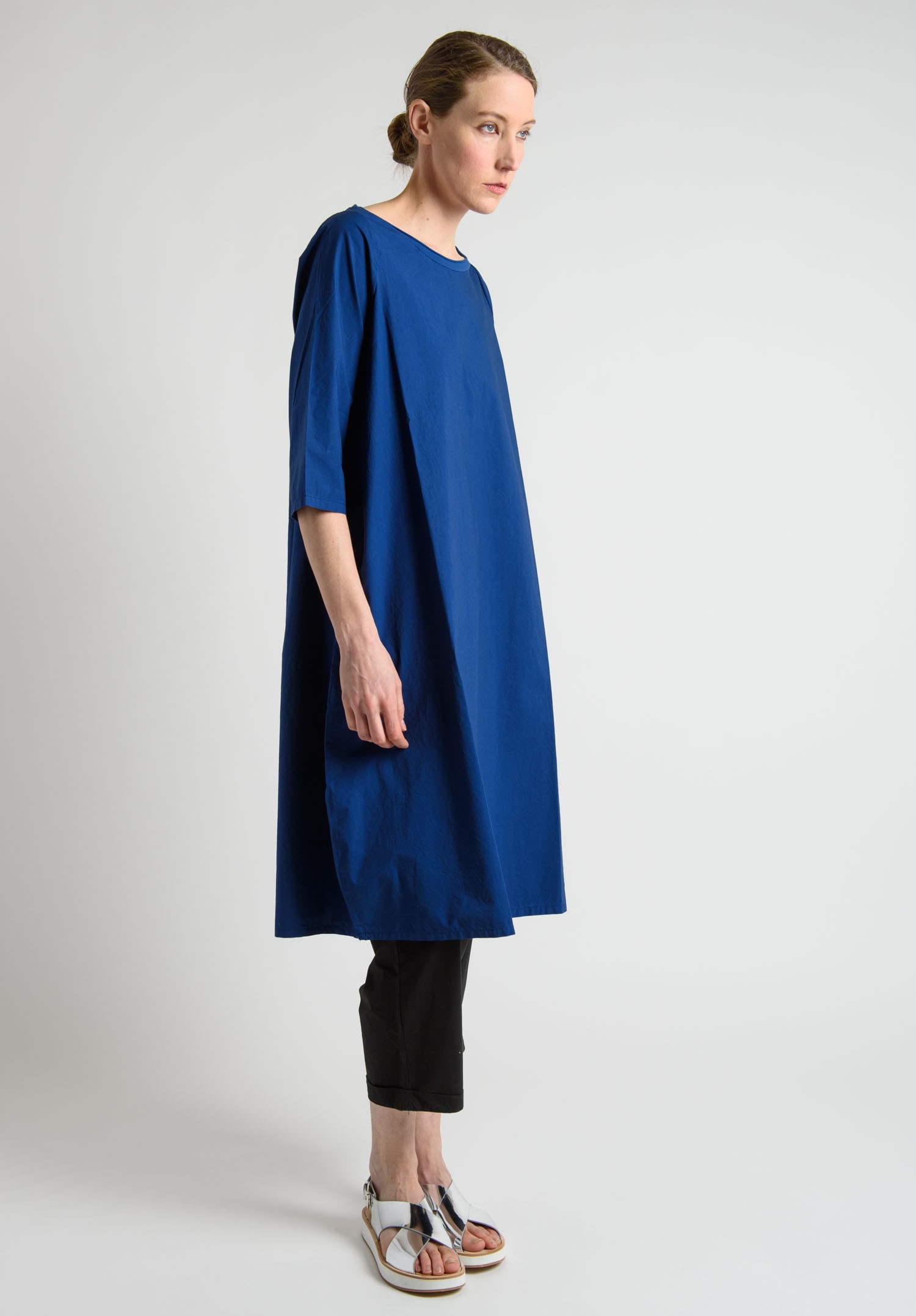 Labo.Art Cotton 3/4 Sleeve Dress in Blue | Santa Fe Dry Goods Trippen ...