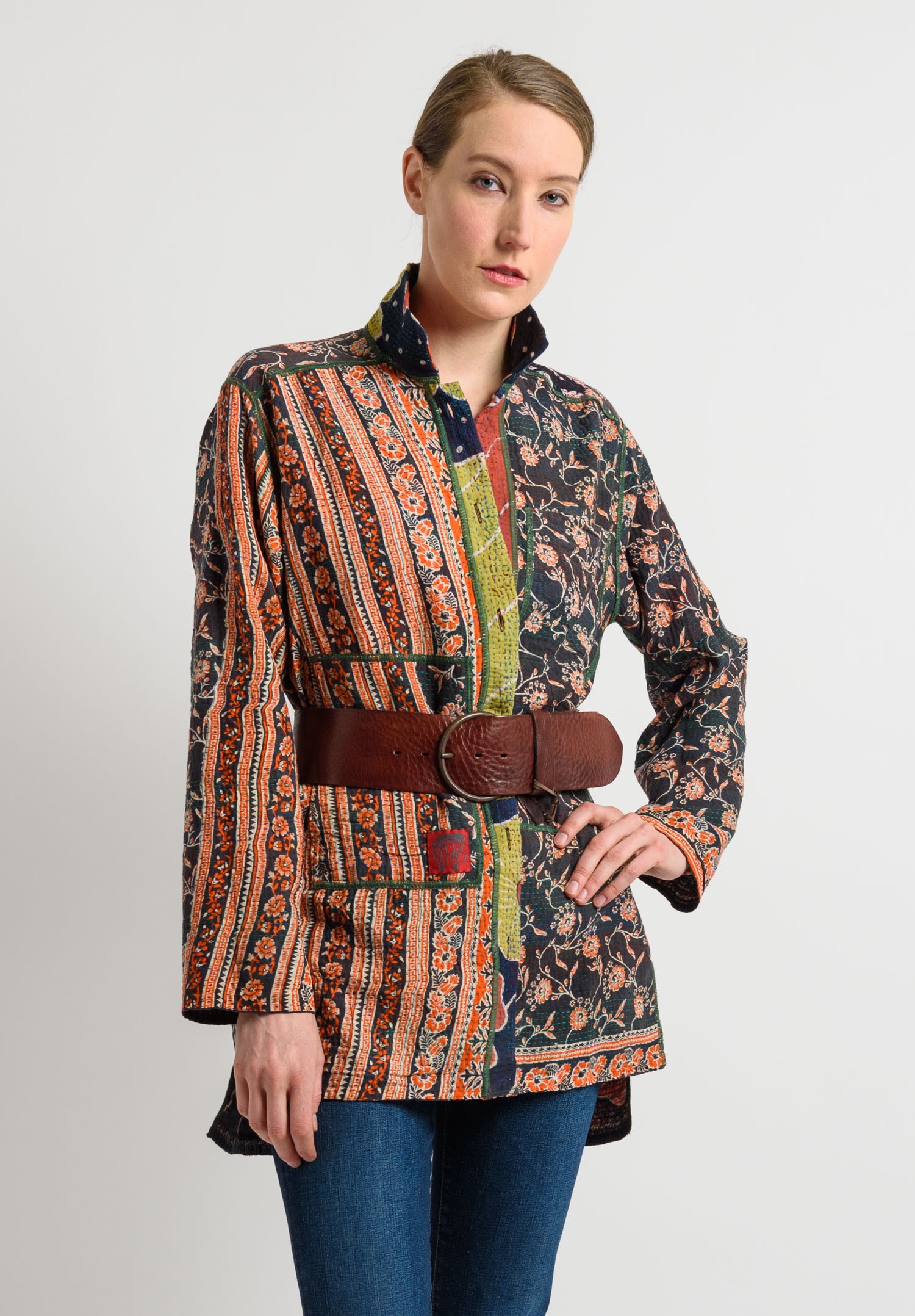 Mieko Mintz Reversible Shirt Jacket in Olive/Navy | Santa Fe Dry Goods ...