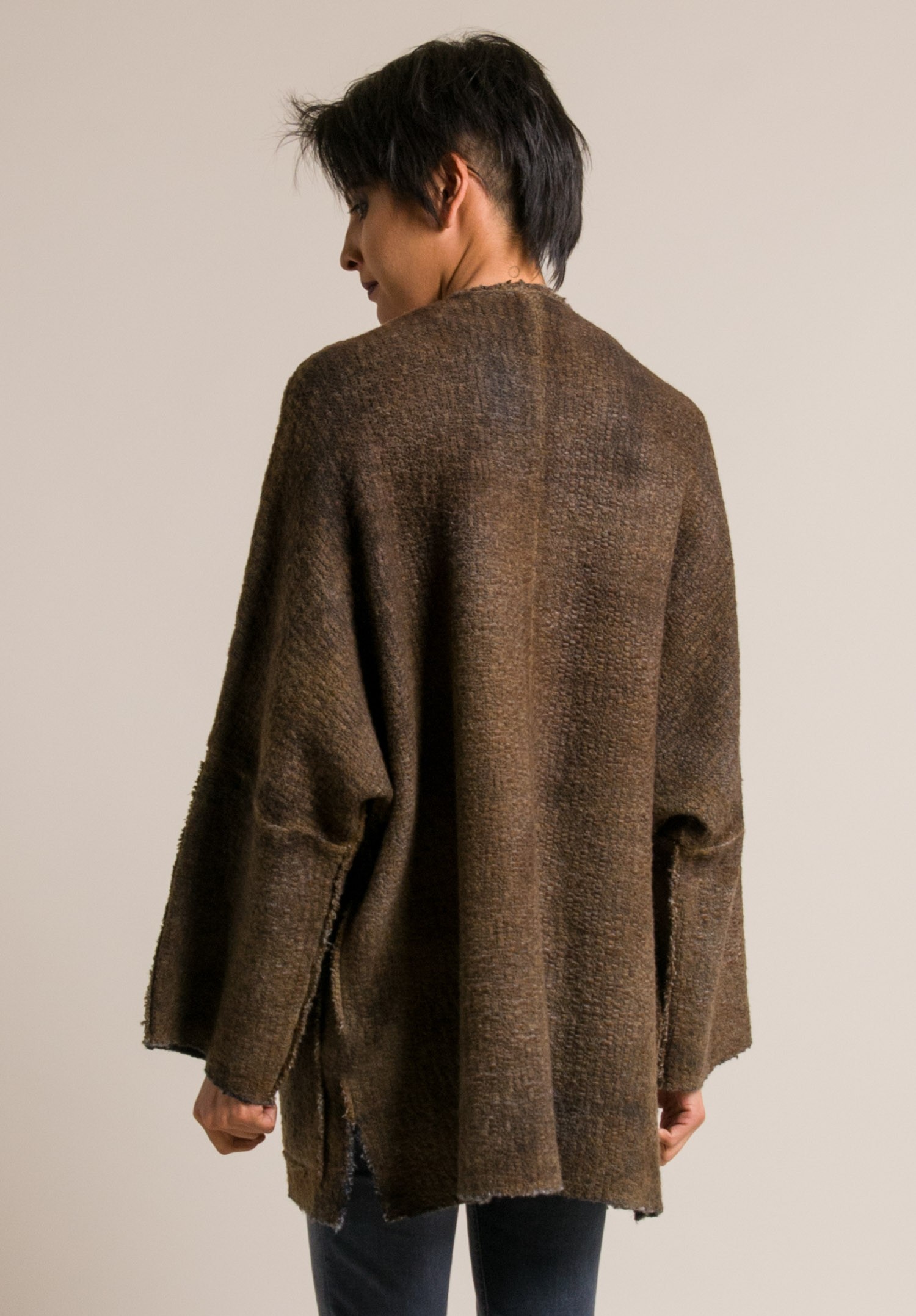 Avant Toi Kimono Cardigan in Caramel Santa Fe Dry Goods .