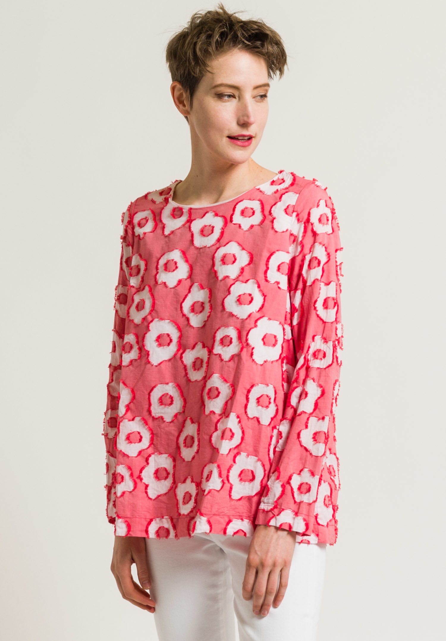 Casey Casey Orchard Top in Red Floral | Santa Fe Dry Goods . Workshop ...