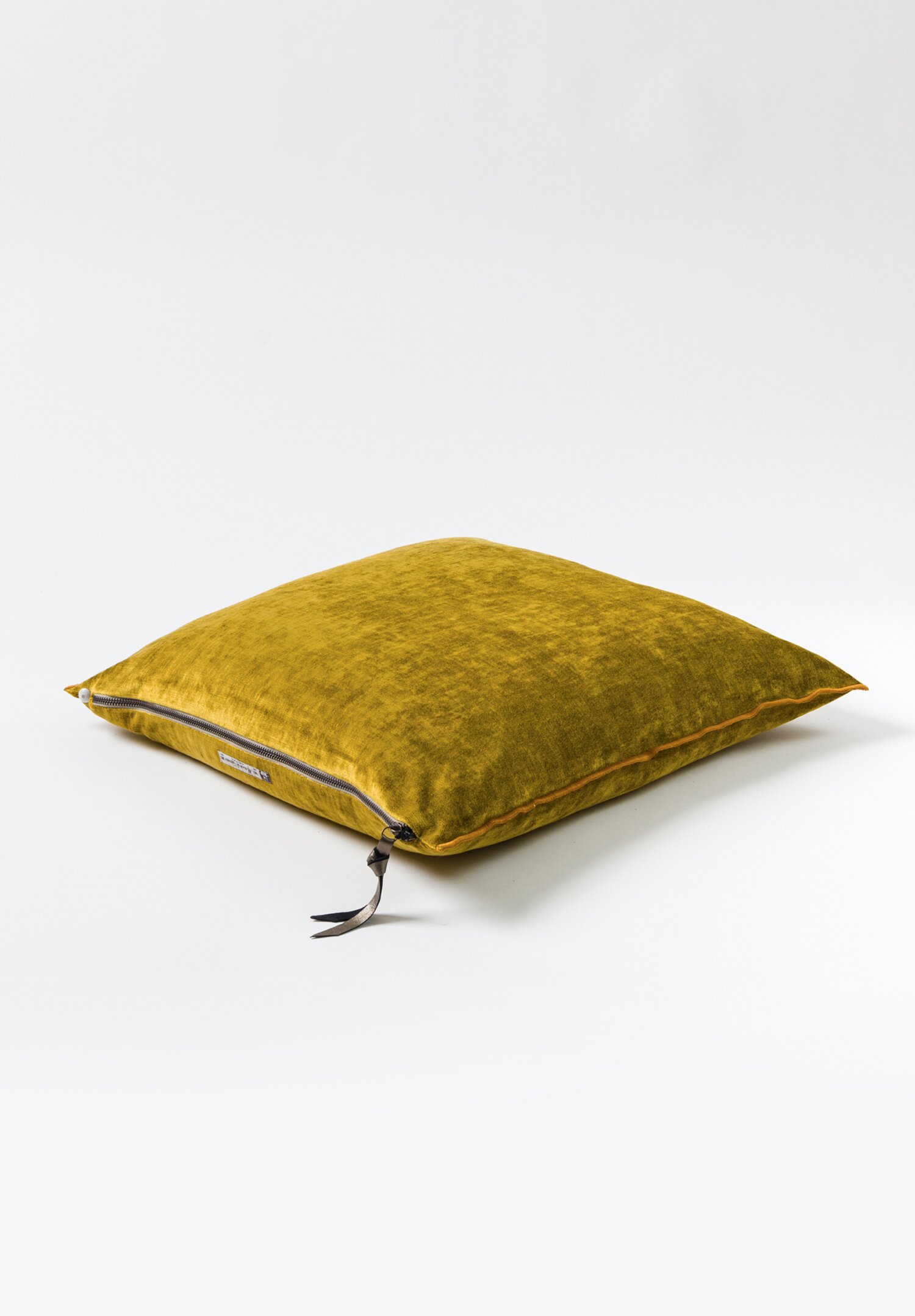 Maison de Vacances Royal Velvet Square Pillow in Ochre Santa Fe Dry
