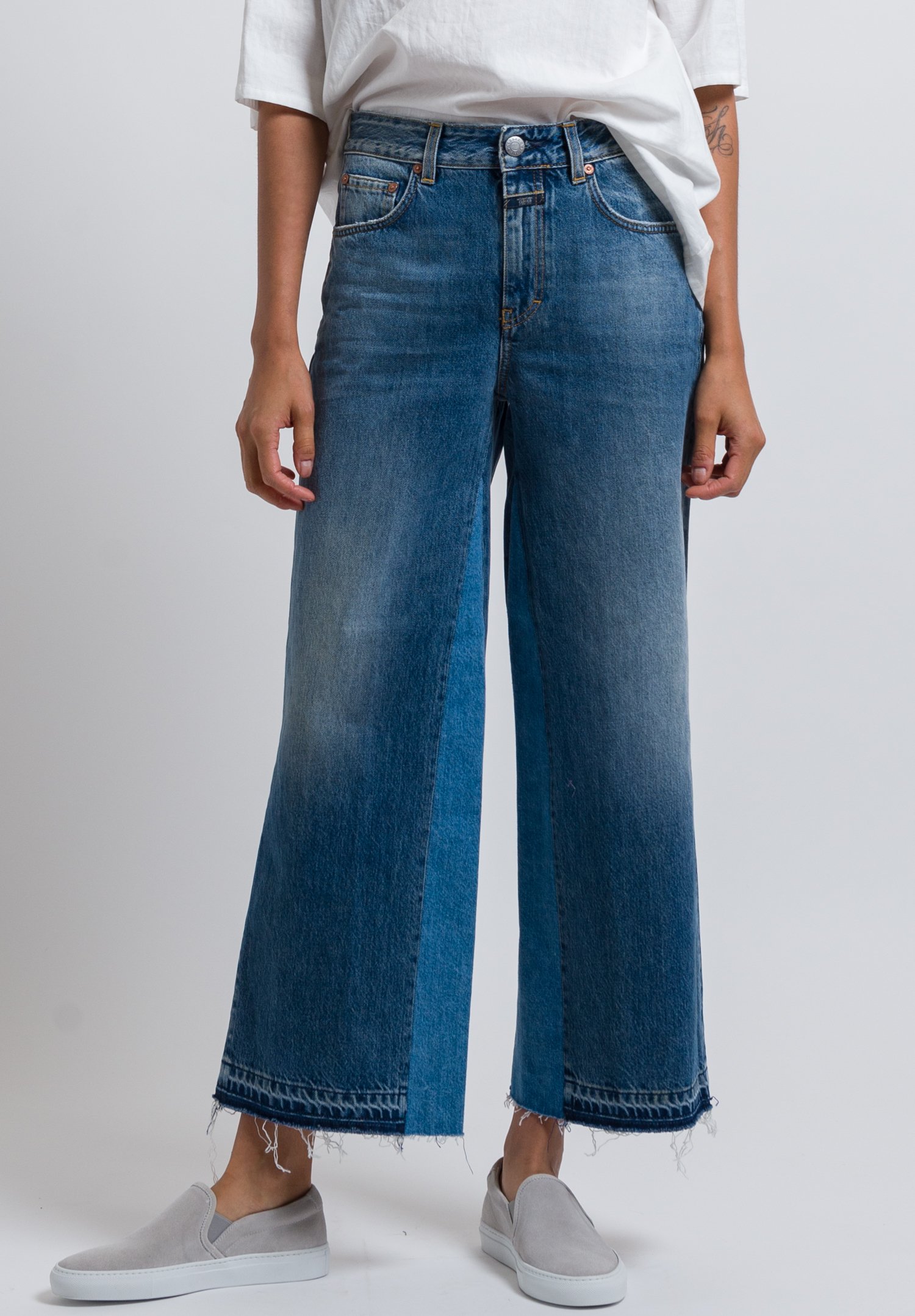 Closed Glow High Waist Jeans in Mid Blue | Santa Fe Dry Goods ...