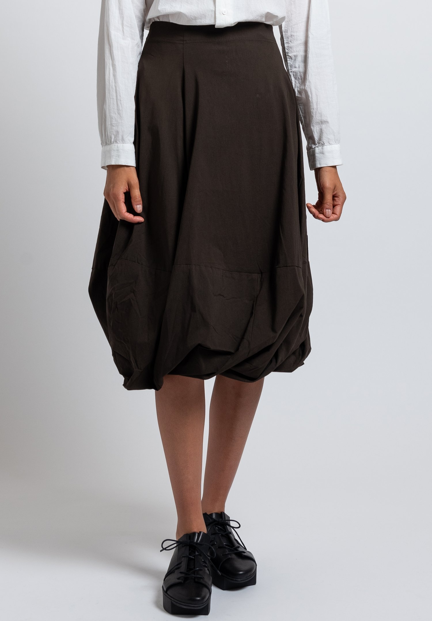 Rundholz Black Label Balloon Skirt in Dark Olive | Santa Fe Dry Goods ...