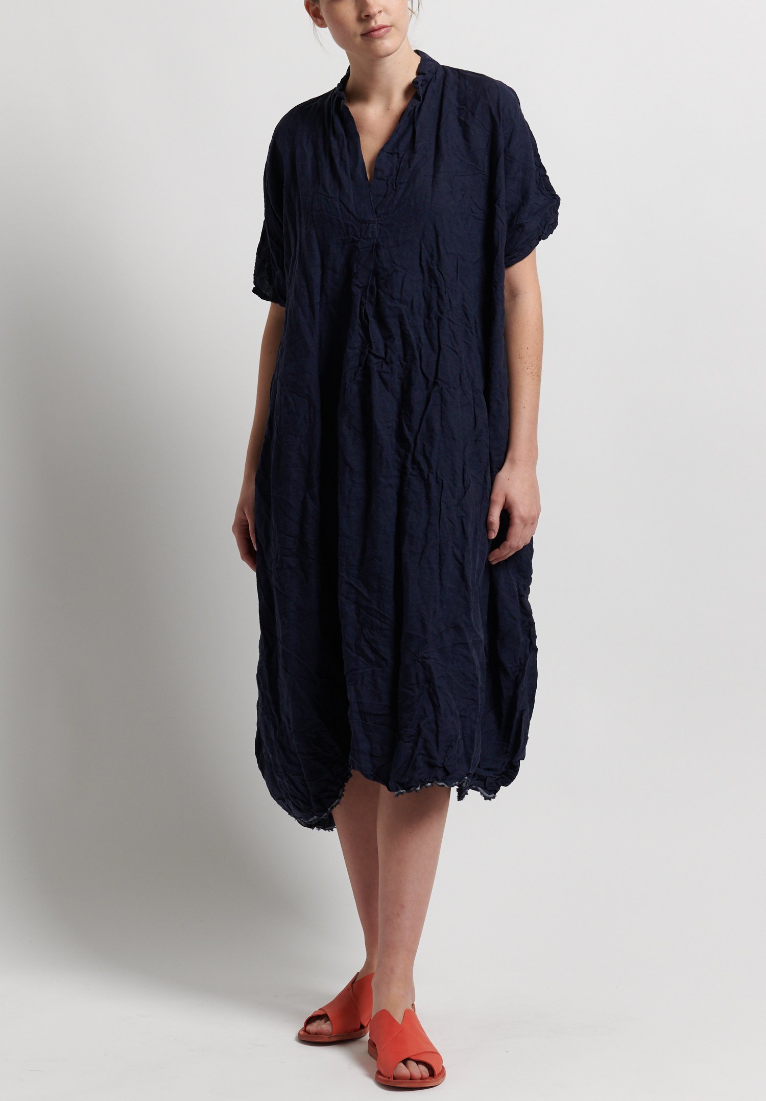 Daniela Gregis Honey Manichina Dress in Navy | Santa Fe Dry Goods ...