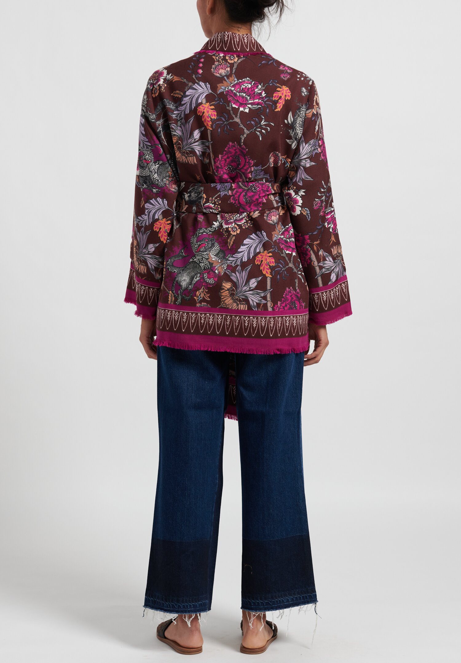 For Restless Sleepers English Flower Kimono Jacket | Santa Fe Dry Goods ...