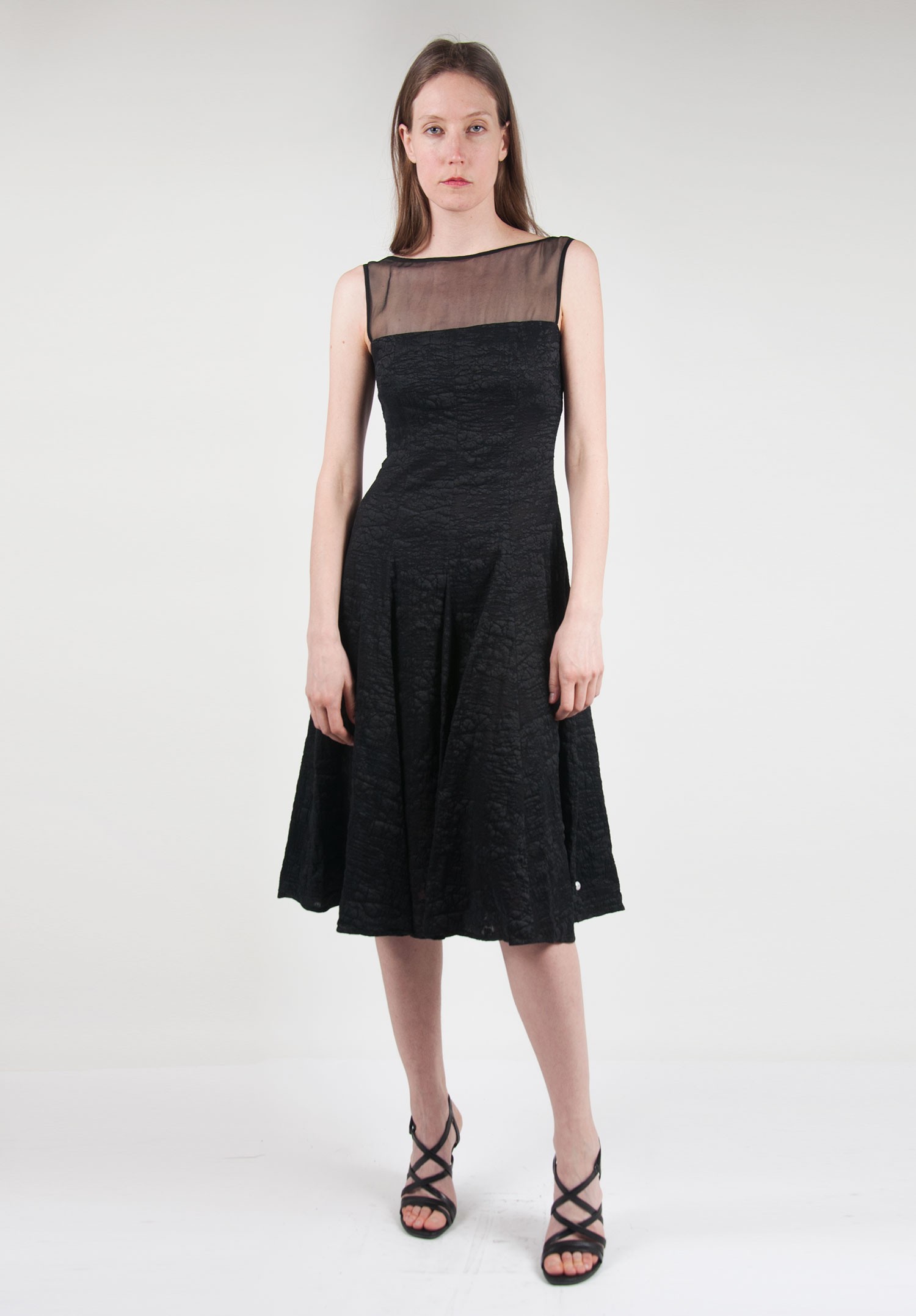 Anett Röstel Sheer Top Dress in Black | Santa Fe Dry Goods Trippen ...