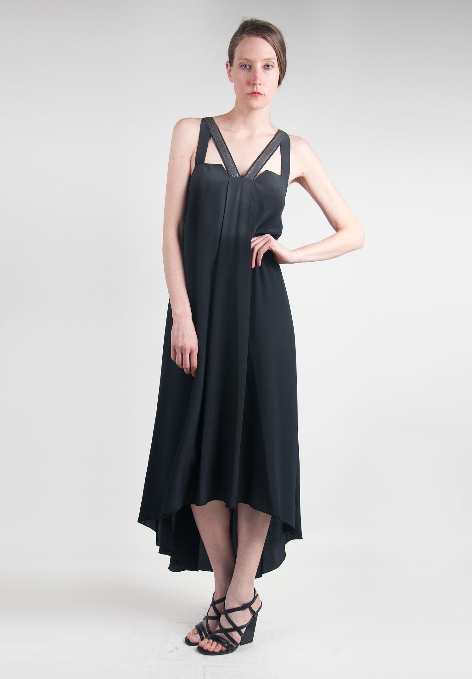 Annette Görtz Edna Silk Trapeze Dress in Black | Santa Fe Dry Goods ...