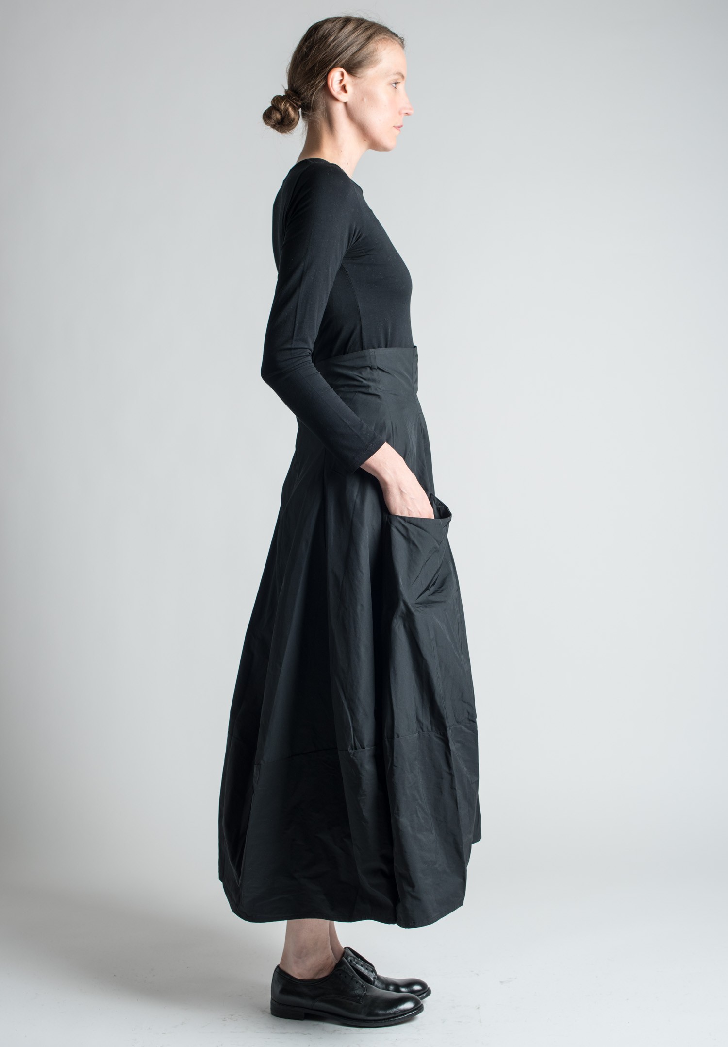 Elm by Matthildur Tafeta Skirt in Black | Santa Fe Dry Goods . Workshop ...