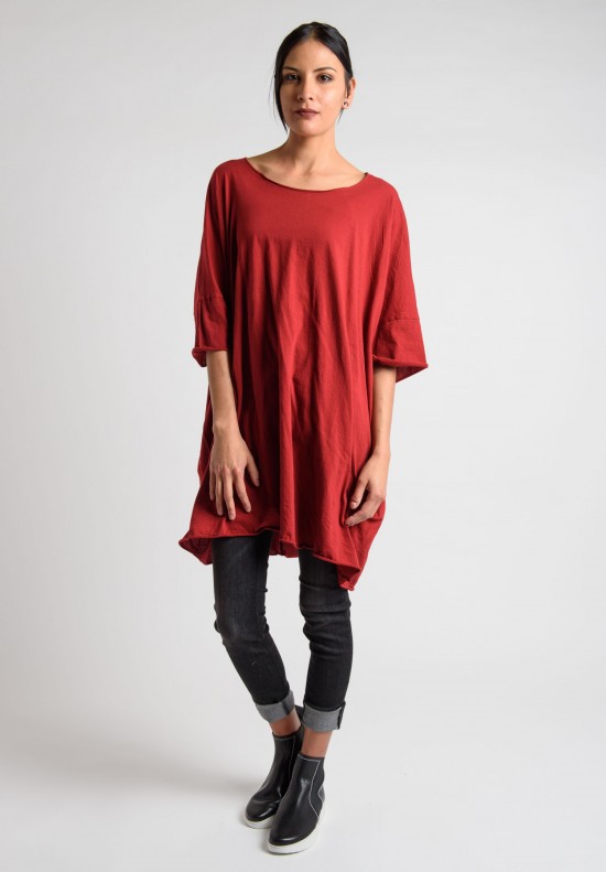 Rundholz Black Label Cotton Oversized Short Sleeve T-Shirt Tunic in ...