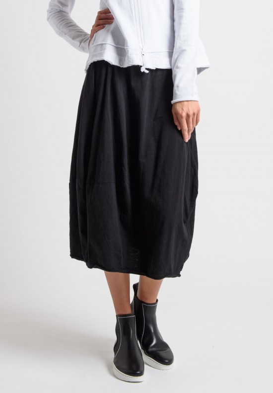 Rundholz Black Label Cotton Tulip Skirt in Black | Santa Fe Dry Goods ...