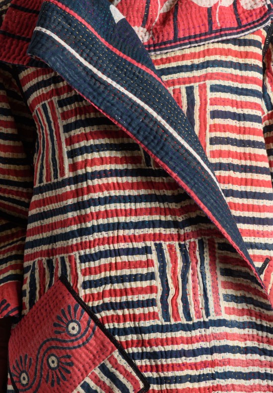 Mieko Mintz Reversible Flare Jacket in Red/Blue | Santa Fe Dry Goods ...