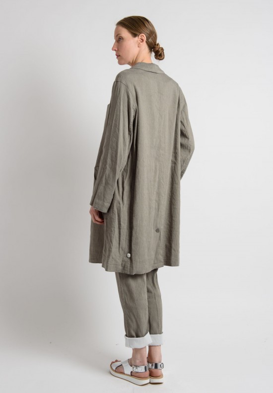 Annette Görtz Long A-Line Jacket in Dark Sand` | Santa Fe Dry Goods ...