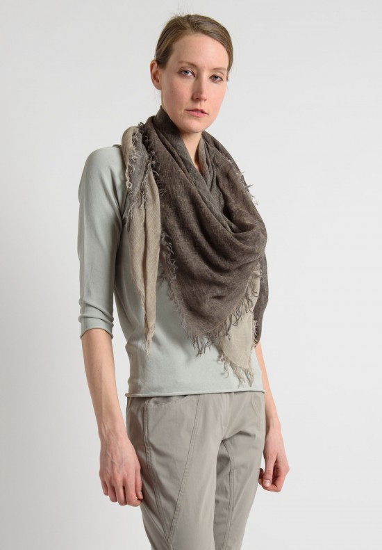 Annette Görtz Ombre Fringe Scarf in Sand/Tar	