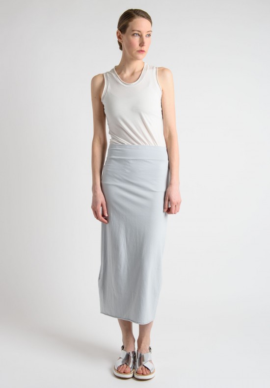 Labo.Art Wide Band Tube Skirt in Light Grey