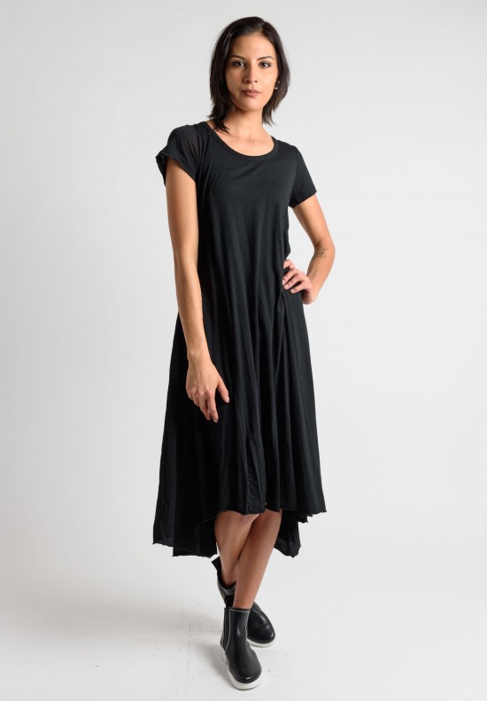 Rundholz Black Label Cotton A-Line Dress in Black | Santa Fe Dry Goods ...