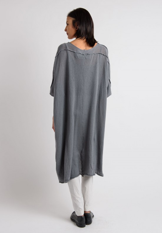 Rundholz Cashmere Long Sleeve Tunic in Grey | Santa Fe Dry Goods ...
