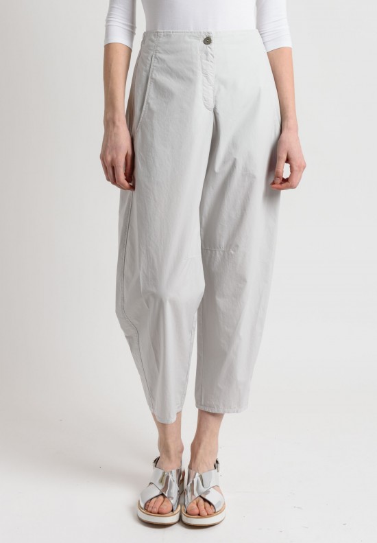 Oska Cotton Wide Ankle Pants in Light Grey | Santa Fe Dry Goods ...