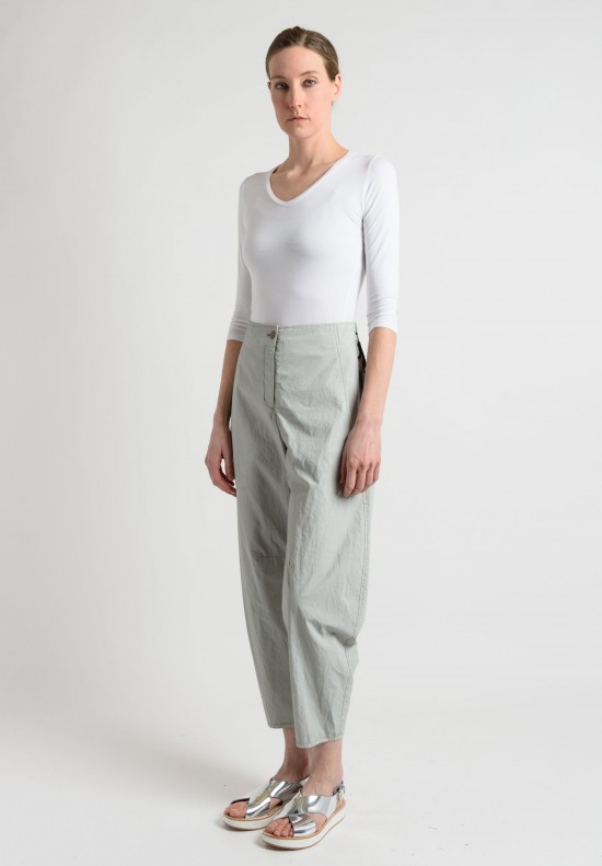 Oska Cotton Wide Ankle Pants in Beige	