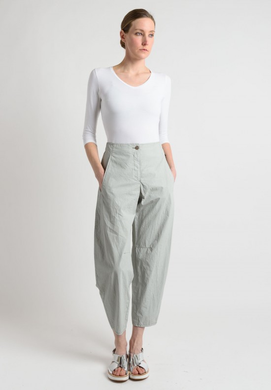 Oska Cotton Wide Ankle Pants in Beige	