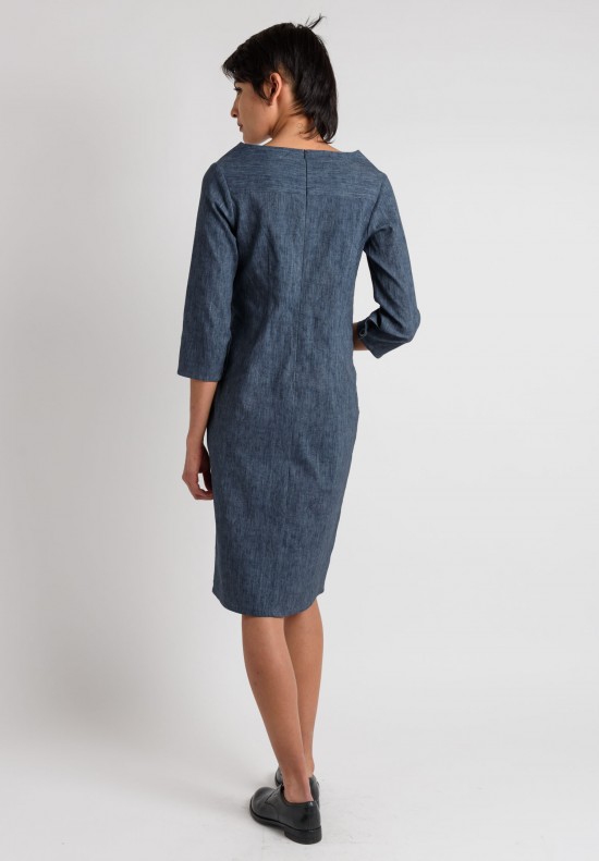 Annette Görtz 3/4 Sleeve Dress in Indigo | Santa Fe Dry Goods ...