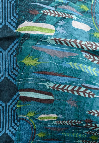 Pineda Covalin Silk Istmo Long Scarf in Black	