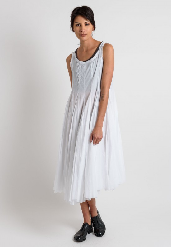 Rundholz Cotton Sheer Dress in White | Santa Fe Dry Goods . Workshop ...