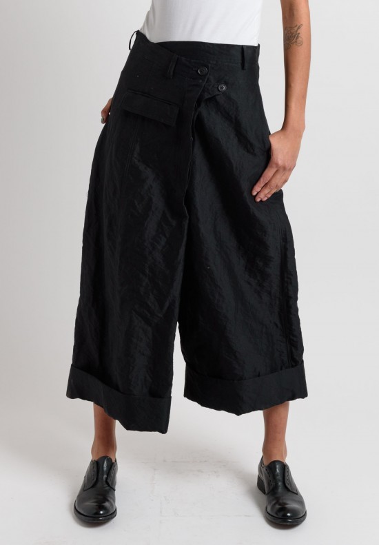 Rundholz Drop Crotch Culottes in Black | Santa Fe Dry Goods . Workshop ...