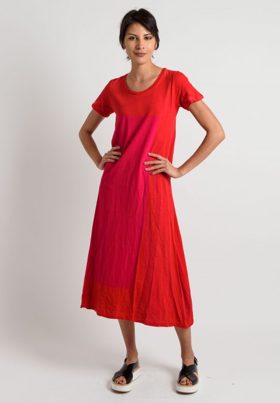 Gilda Midani Cotton Long Dress in Aperol	