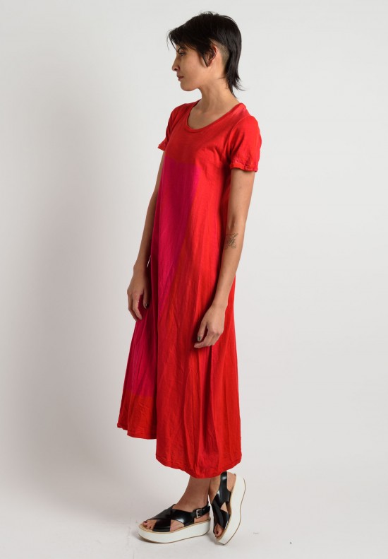 Gilda Midani Cotton Long Dress in Aperol	