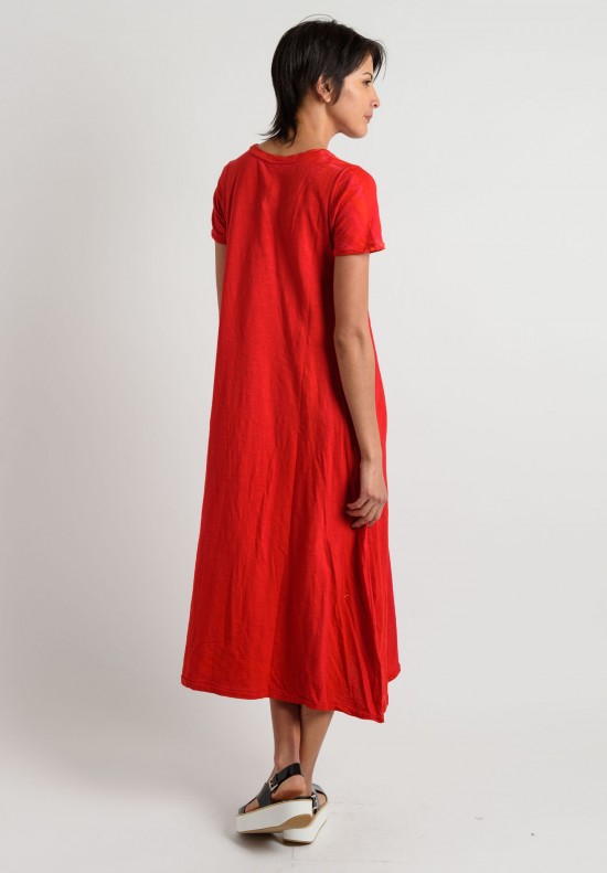 Gilda Midani Cotton Long Dress in Aperol	