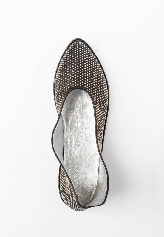 Marsèll Studded SlipOn Flats in Black Santa Fe Dry Goods .