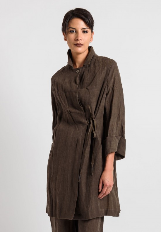 Annette Görtz Knee Length Jacket in Tobacco | Santa Fe Dry Goods ...