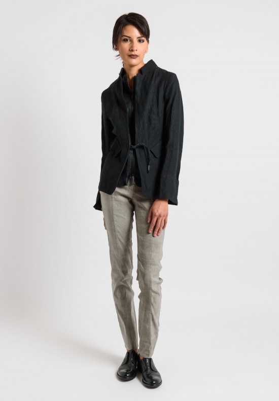 Annette Görtz Layered Tie Jacket in Black	