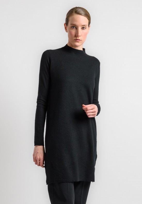 Rick Owens Cashmere Tunic in Black	