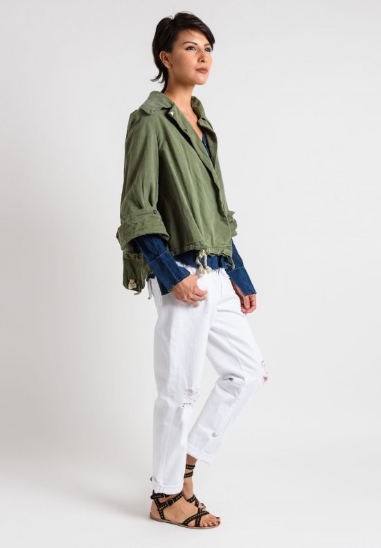 Greg Lauren Army Tent Jacket in Army Green | Santa Fe Dry Goods