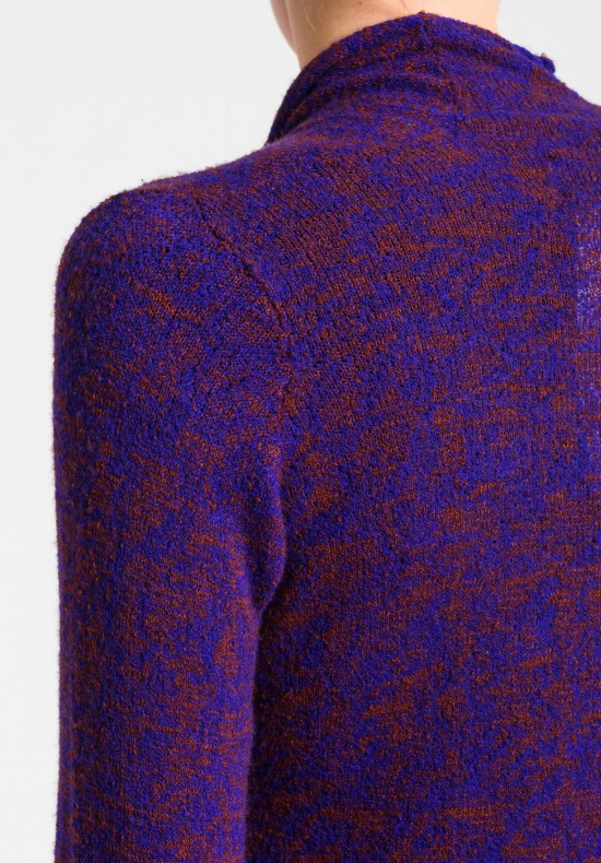 Lainey Lightweight Cashmere Sweater in Purple	
