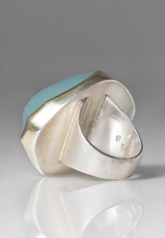 Margoni Large Aquamarine Ring	