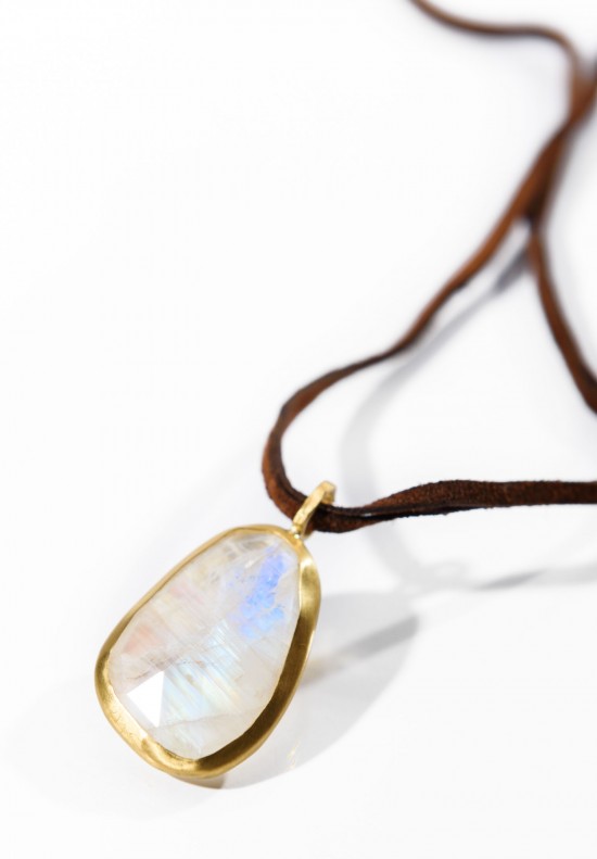 Heike Grebenstein Large Moonstone Pendant