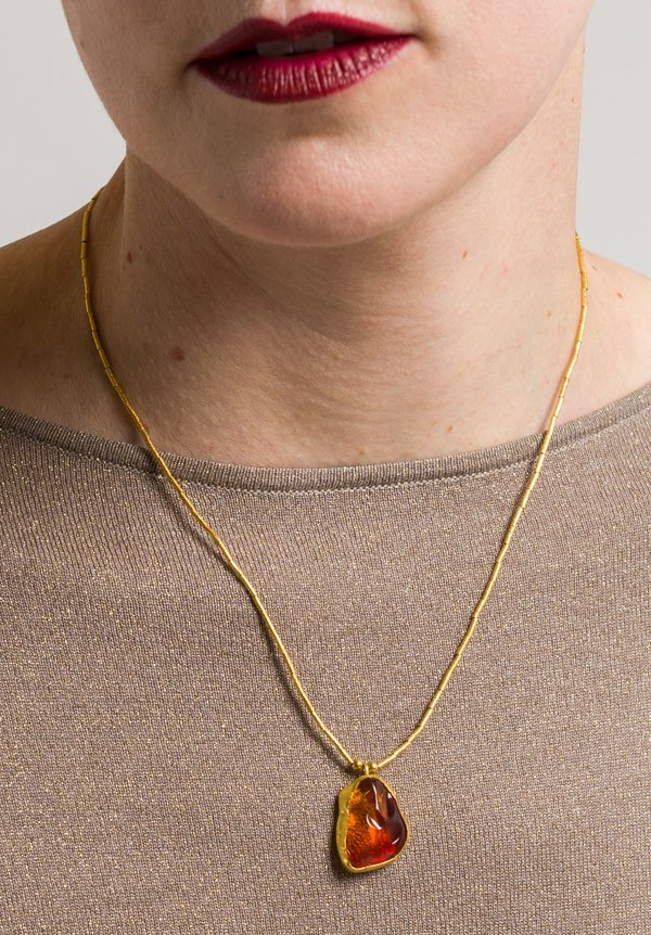 Greig Porter Fire Opal Pendant