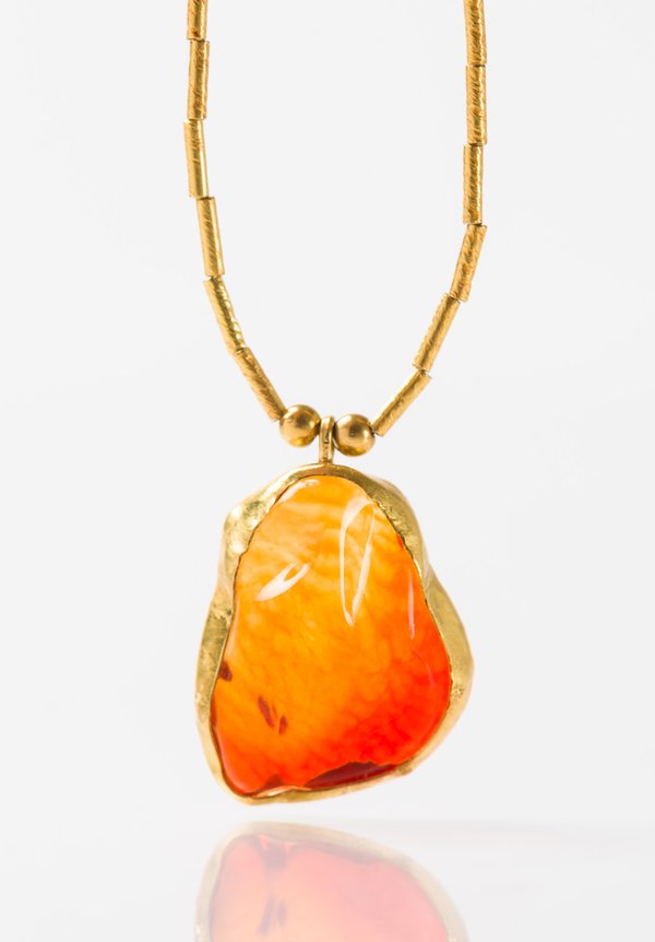 Greig Porter Fire Opal Pendant