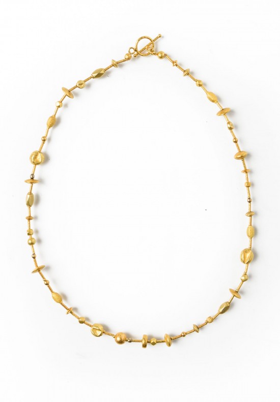 Greig Porter 18K Gold Bead Necklace | Santa Fe Dry Goods . Workshop ...